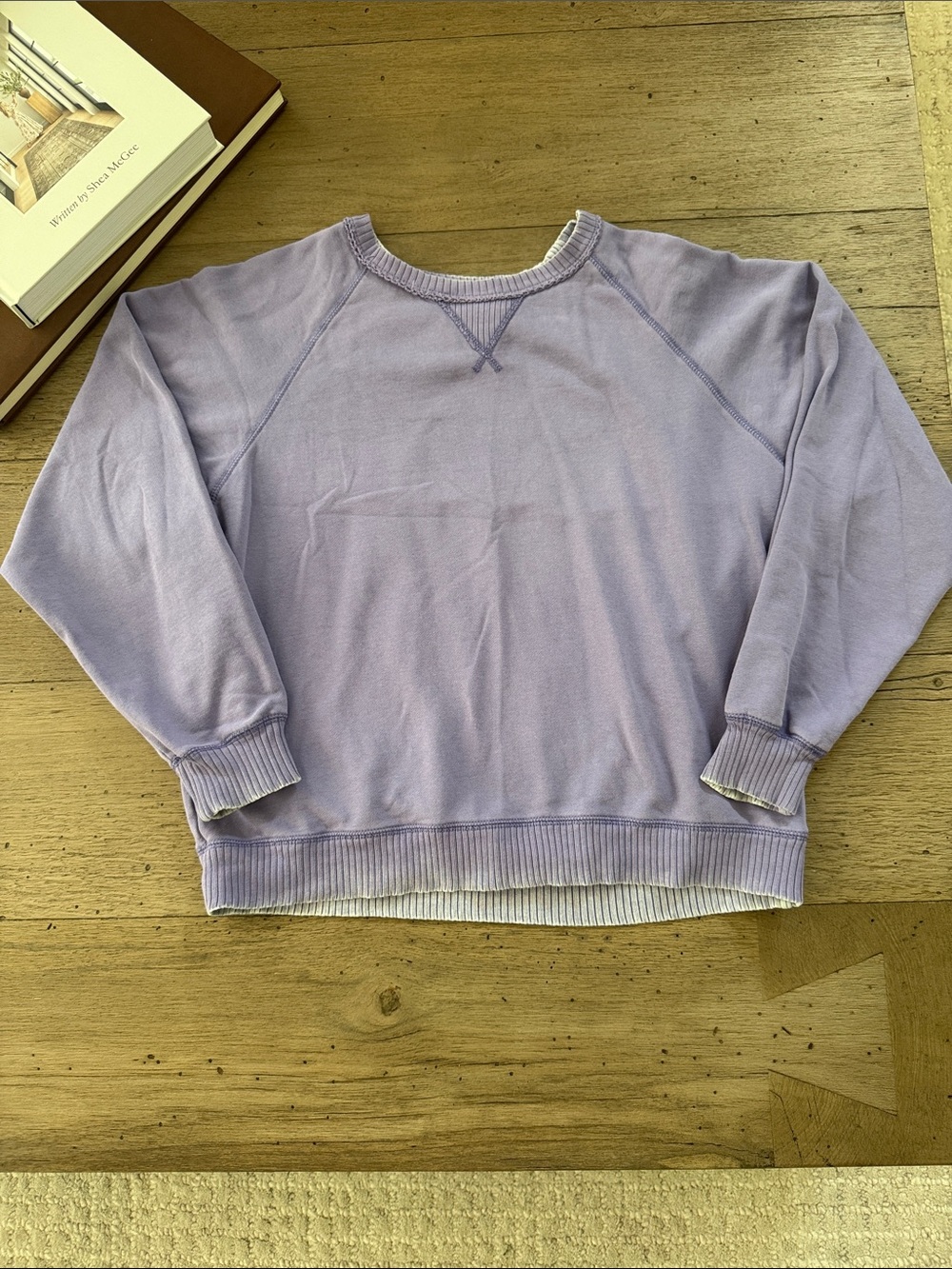 American Eagle Outfitters Lilac Crewneck Sweatshirt